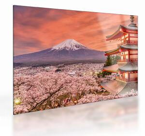 Kép - Fujiyoshida, Japán (üvegen) (70x50 cm)