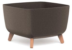 Gracia Square ECO Wood Virágtartó Kávébarna 39 cm