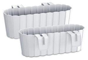 Boardee Hook Függeszthető Virágláda Fehér 38 cm