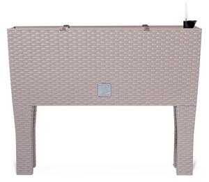 Rato Case High Magasított Műrattan Virágtartó Láda Mokka 60 cm