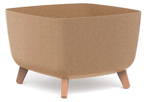 Gracia Square ECO Wood Virágtartó Natúr 39 cm