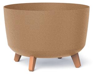 Gracia ECO Wood Natúr Fa Hatású Kaspó 39 cm