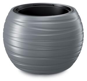 Maze Gömb Kaspó Szürke Kő Mintázatú 43,6 cm