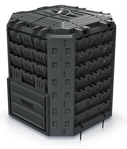 Compobox 350L Moduláris Komposztáló Fekete