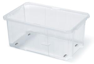 Cargobox 600 Átlátszó Tárolódoboz Görgőkkel