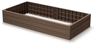 Base Woody Magasított Kerti Ágyás Rusztikus Barna 149 cm