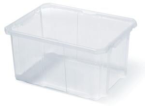 Cargobox 300 Átlátszó Tárolódoboz Görgőkkel