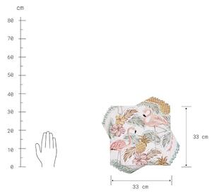 APRÈS papírszalvéta, flamingó 33 x 33 cm