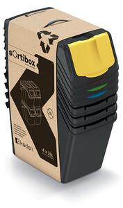 Sortibox 4x25l Szelektív Hulladékgyűjtő Rendszer Szett Fekete