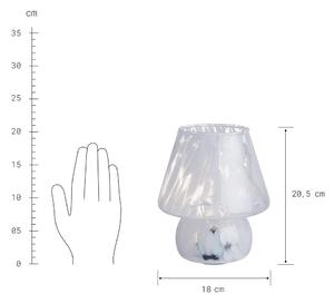 MISS MARBLE LED lámpa, fehér 21,5cm