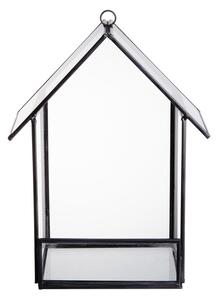 LIGHT HOUSE felakasztható lámpás, fekete 15cm