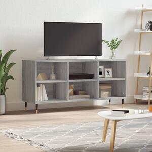 Szürke sonoma színű szerelt fa TV-szekrény 103,5x30x50 cm