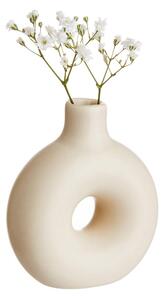 LOOPY mini váza, bézs 8cm