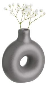 LOOPY mini váza, antracit szürke 8cm