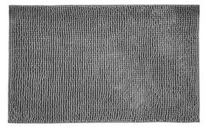 Sötétszürke textil fürdőszobai kilépő 50x80 cm Chenille – Allstar