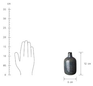 NORDIC SEA mini váza, sötétkék 12cm