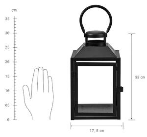 LIGHTHOUSE lámpás 33cm fekete