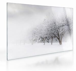 Kép - tél sikátor (üvegen) (70x50 cm)