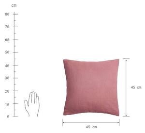 LAINETTE pamut párna, rózsaszín 45 x 45cm