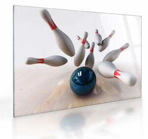 Kép - bowling (üvegen) (70x50 cm)