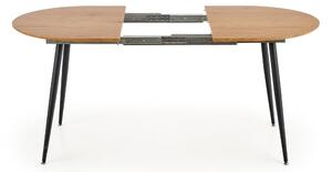 ZENITH kihúzható étkezőasztal tölgy dekorral 120(160)x80