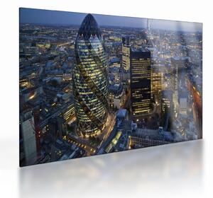 Kép - London esti panorámája (üvegen) (70x50 cm)