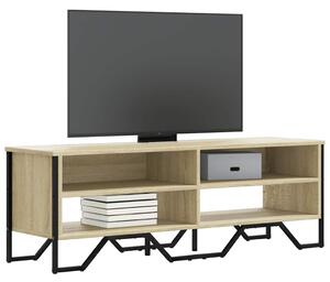 Sonoma tölgy színű szerelt fa TV-szekrény 122 x 34 x 41 cm