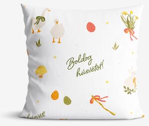 Goldea húsvéti párnahuzat - extra erős 100% - os pamut - tradicionális húsvéti 45 x 45 cm