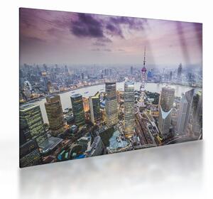 Kép - Shanghai, Kína (üvegen) (70x50 cm)