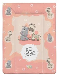 Babastar puha pelenkázó lap 50*70 cm - Best friend&#039;s ! barack