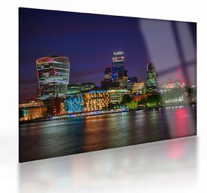 Kép - esti London (üvegen) (70x50 cm)