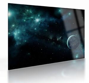 Kép - Élet az űrben (üvegen) (70x50 cm)