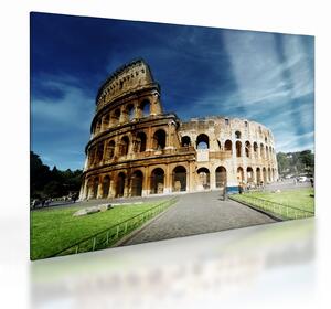 Kép - Colosseum Rómában, Olaszországban (üvegen) (70x50 cm)