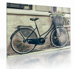 Kép - Vintage kör virágokkal (üvegen) (70x50 cm)