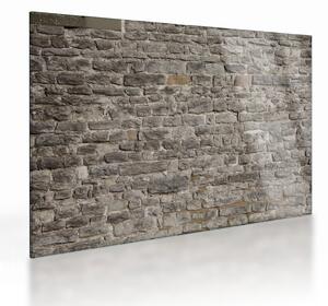 Egy téglafal képe (üvegen) (70x50 cm)