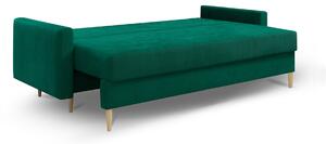BELLIS II kihúzható kanapéágy - zöld