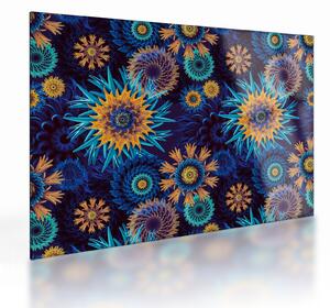 Kép - 3D virágok (üvegen) (70x50 cm)