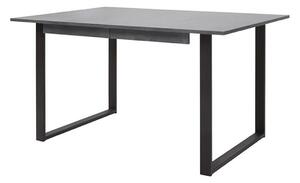Asztal Boston 422, Szürke, Fekete, 76x90x140cm, Hosszabbíthatóság, Laminált forgácslap, Fém