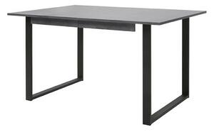 Asztal Boston 422, Szürke, Fekete, 76x90x160cm, Hosszabbíthatóság, Laminált forgácslap, Fém