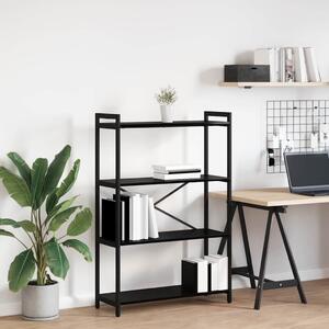 Könyvespolc Fekete tölgy 80 x 30 x 120 cm Faanyag