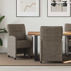 Kerekes Étkező Székek 2 pcs Sötétszürke 57 x 67 x 95 cm