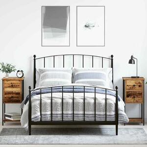 Éjjeliszekrény fiókkal 2 pcs Régi fa 32 x 42 x 70 cm Faanyag