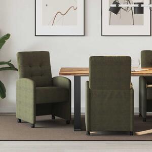 Kerekes Étkező Székek 2 pcs Katonai zöld 58 x 67 x 97 cm