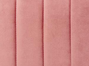 Rózsaszín bársonypuff 48 x 53 cm MURIETTA