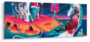 Kép - a herceg és a sárkány hercegnő (120x50 cm)