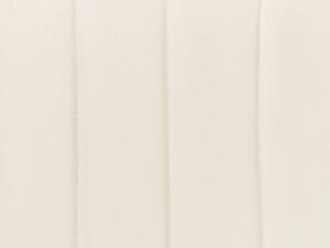 Krémszínű bársonypuff 48 x 53 cm MURIETTA