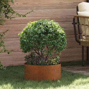 Kerti cserép Barna 40 x 40 x 20 cm Corten acél