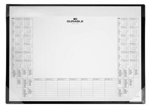 Könyökalátét, 600x430 mm, PP, éves naptárral, DURABLE, fekete (DB729801)