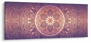 Kép - Mandala lila színátmeneten (120x50 cm)
