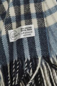 Zea új-zélandi gyapjúból készült luxus takaró szürke 140x200 cm